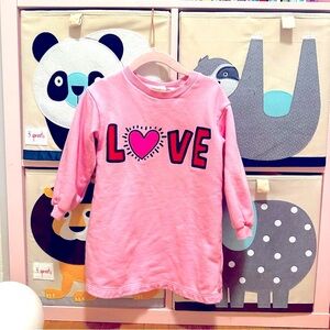 Keith Haring “LOVE” Sweatshirt Dress - Toddler 3T